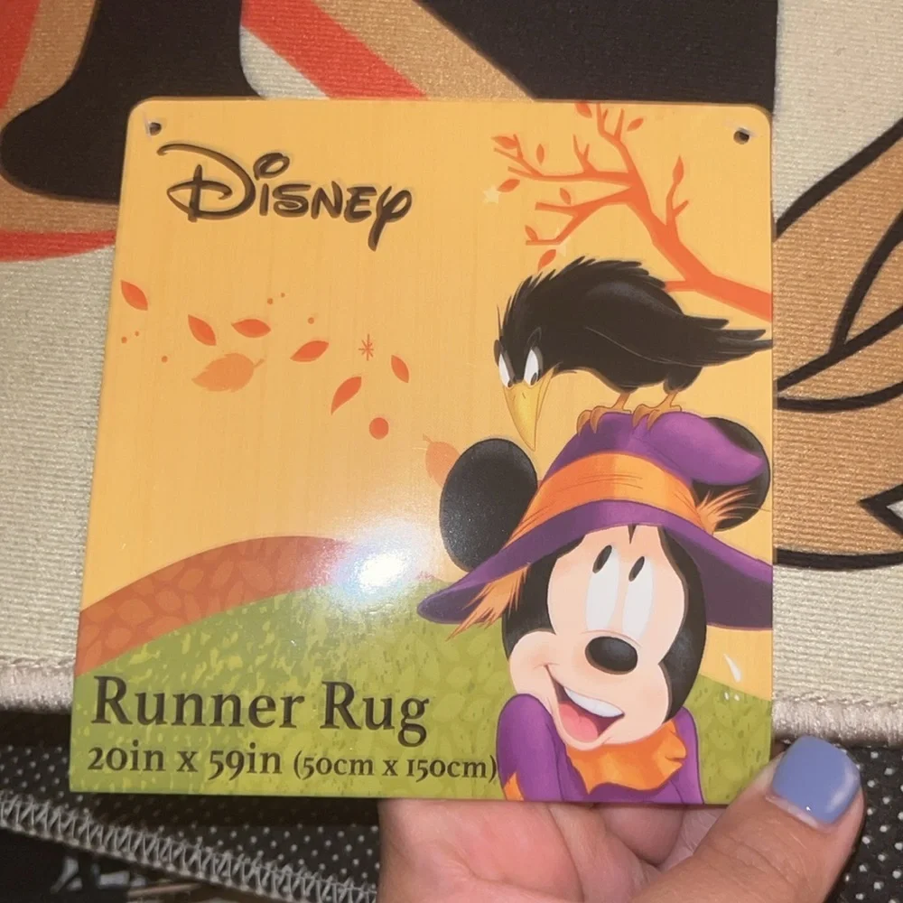 Fall Mickey & Minnie Runner Rug (PLEASE READ DESCRIPTION) - Picture 3 of 8